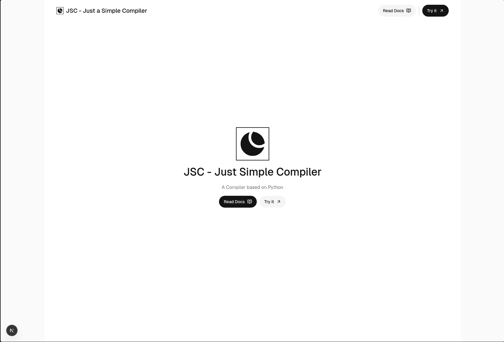 JSC — Just a Simple Compiler
